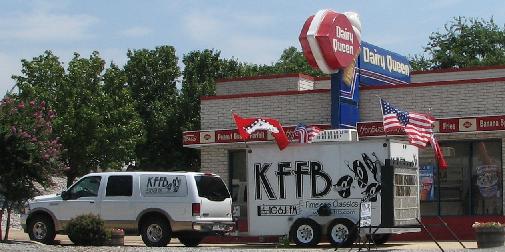 (Above) KFFB on location at Dairy Queen Miracle Day