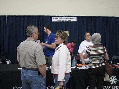 (Above) Dr David Geidl and Staff test many Participants
