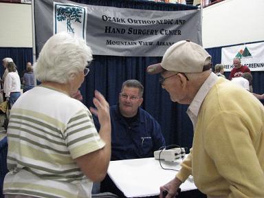 (Above) Ozark Orthopaedic and Hand Surgery Center Answers Questions