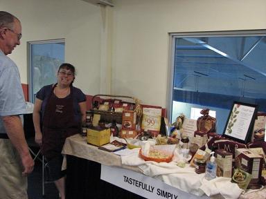 (Above) Tastfuly Simple's Tracy Monin shows the latest health food