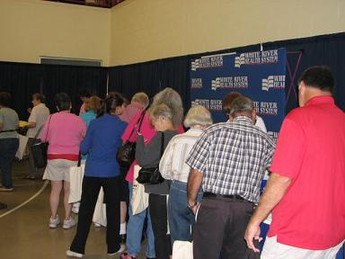 (Above) White River Medical Center and Stone County Medical Center are really busy