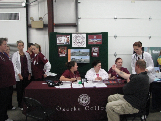 (Above) Ozarka College always is ready to help