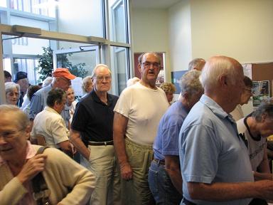 (Above) Folks from near and far come to the KFFB Regional Health Fair