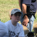 Seth with KFFB takes time out from taking pictures