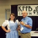Dorothy and Dale on the air