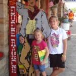 Time for a Picture with the cowboy that is always on main street in Mountain View