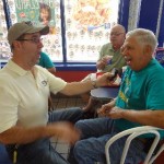 Paul Strecker tells Bob its time for another Blizzard Bob looks shocked