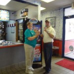 Sharon gives Bob his third Blizzard