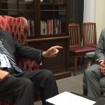 (Pictured: U.S. Senator John Boozman (R-AR) meets with EPA Administrator Nominee Oklahoma Attorney General Scott Pruitt)