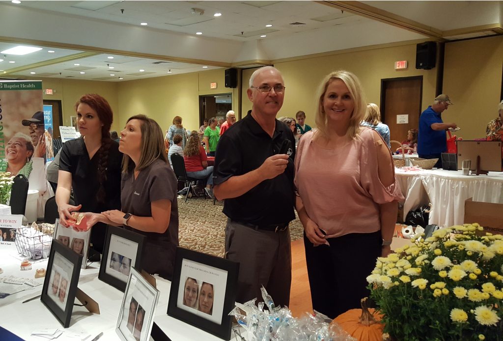 Dale with KFFB and Dr. LaRhonda with Lakeside Dental talk Dental